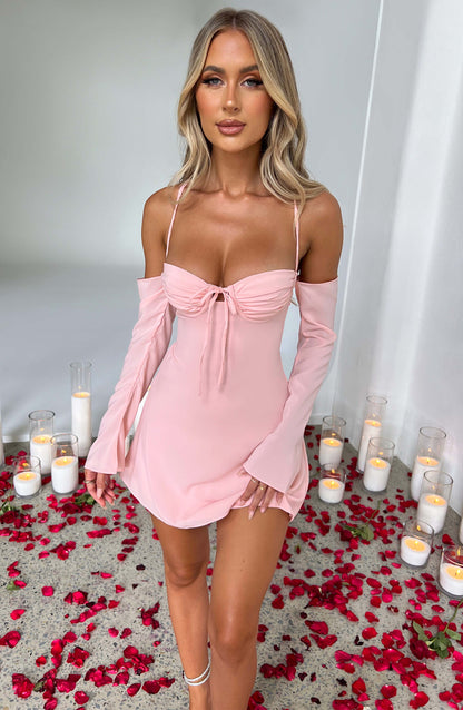 Fiona Mini Dress - Blush