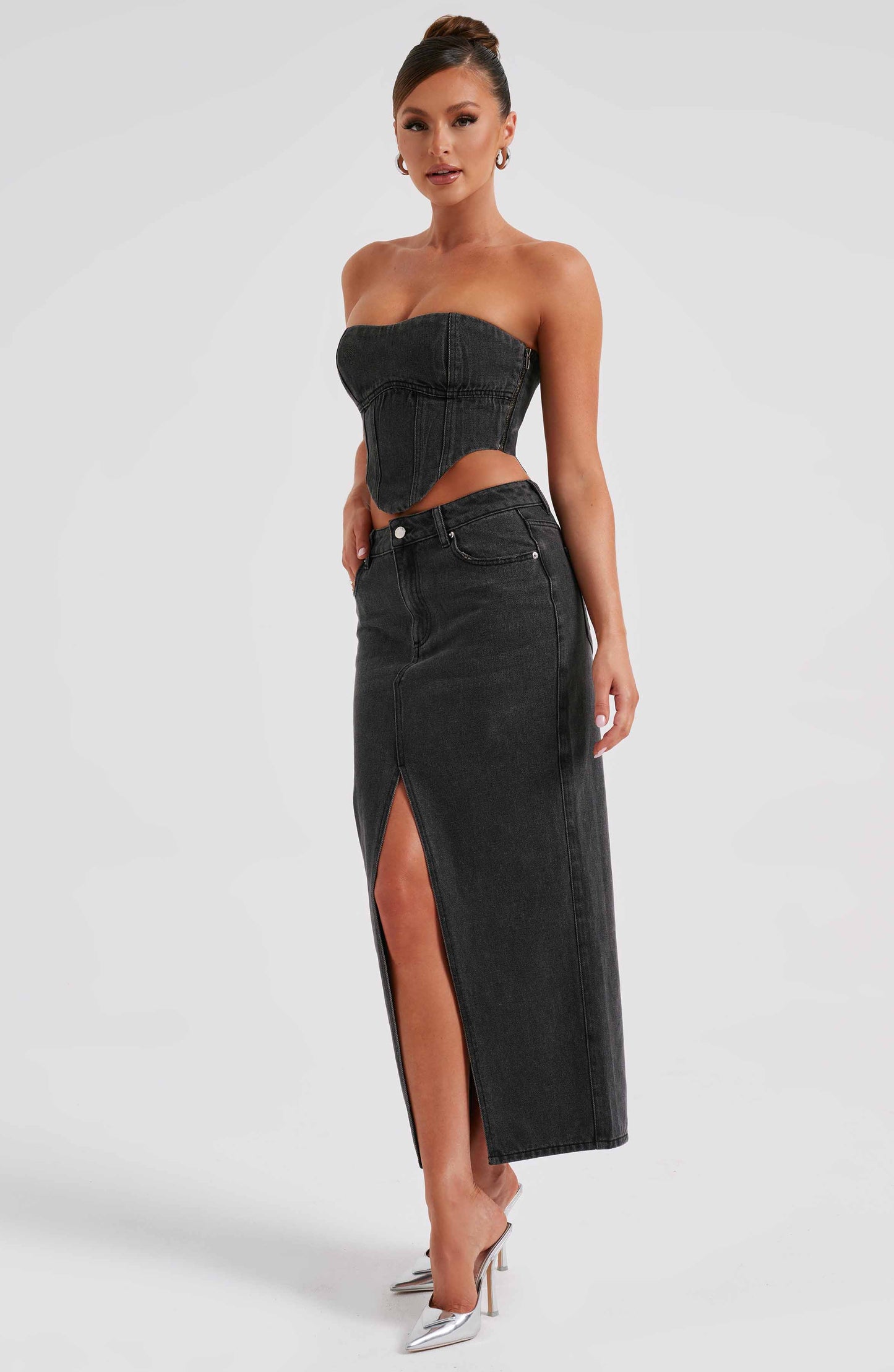 Flor Maxi Skirt - Black