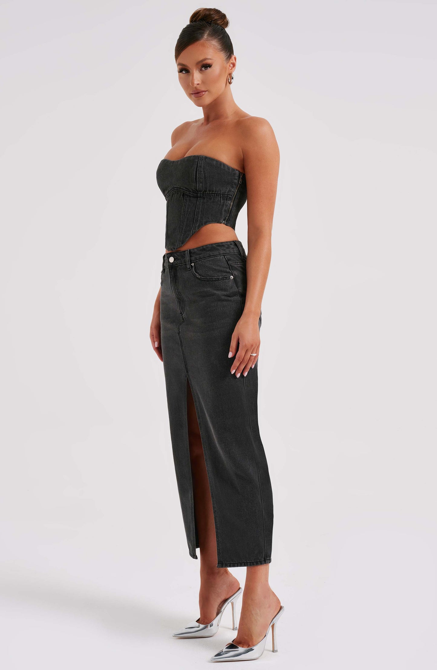 Flor Maxi Skirt - Black