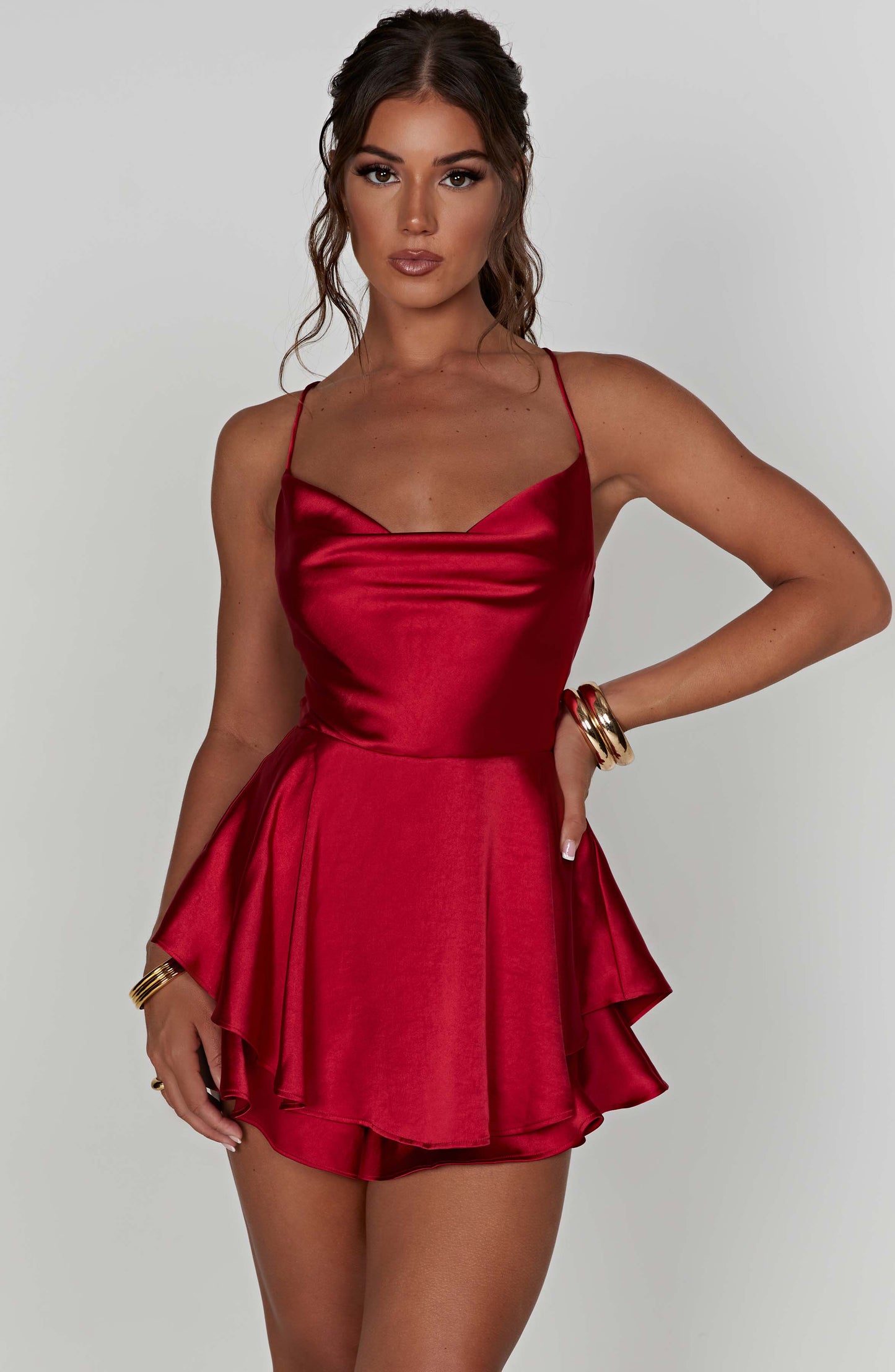 Florence Playsuit - Red