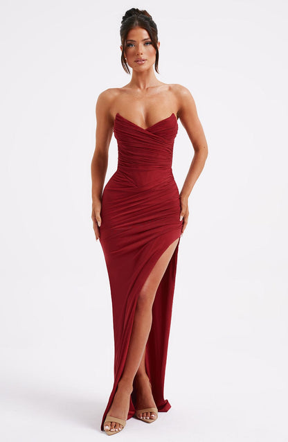 Giovanna Maxi Dress - Wine