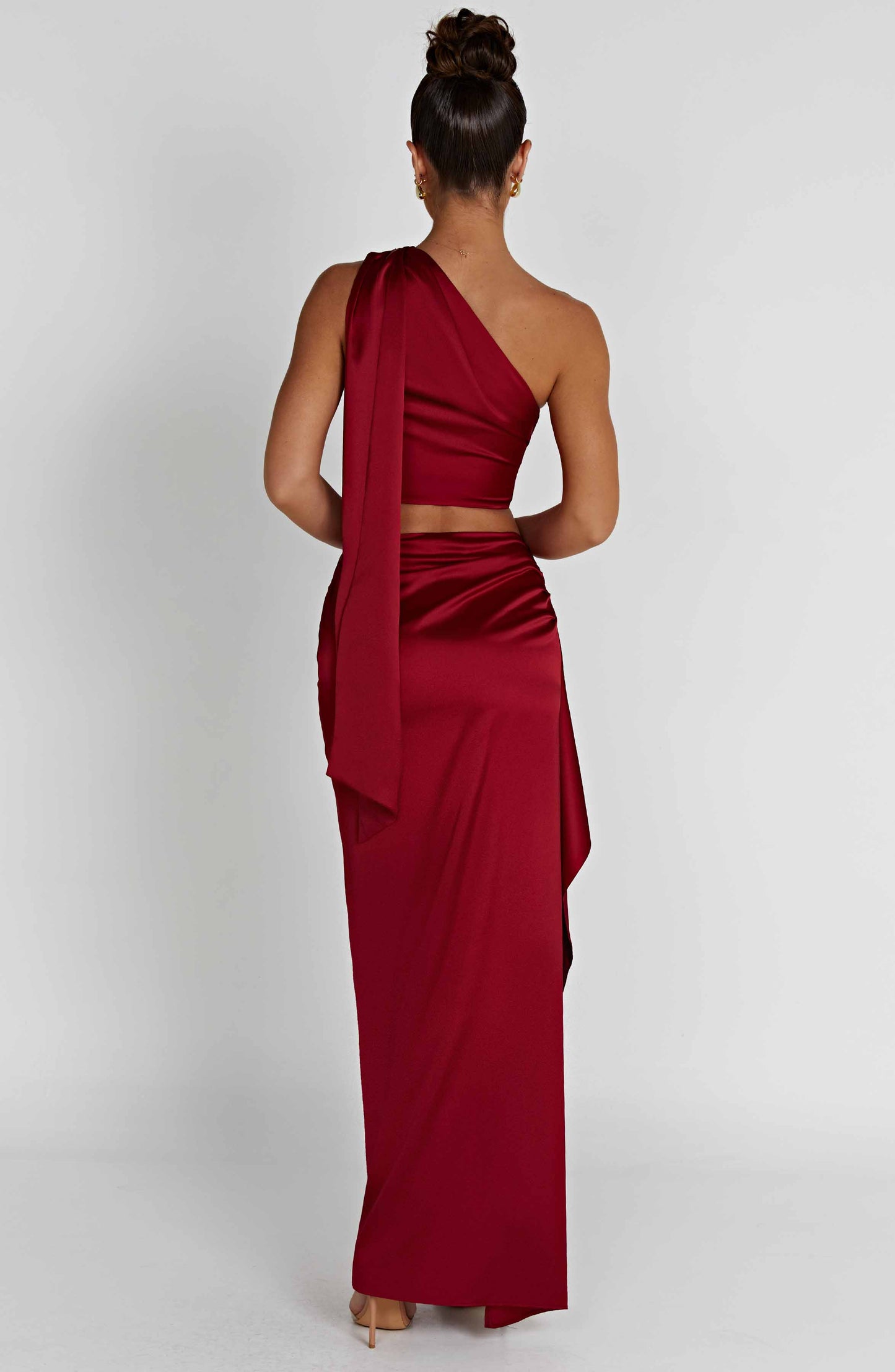 Halsey Maxi Skirt - Wine