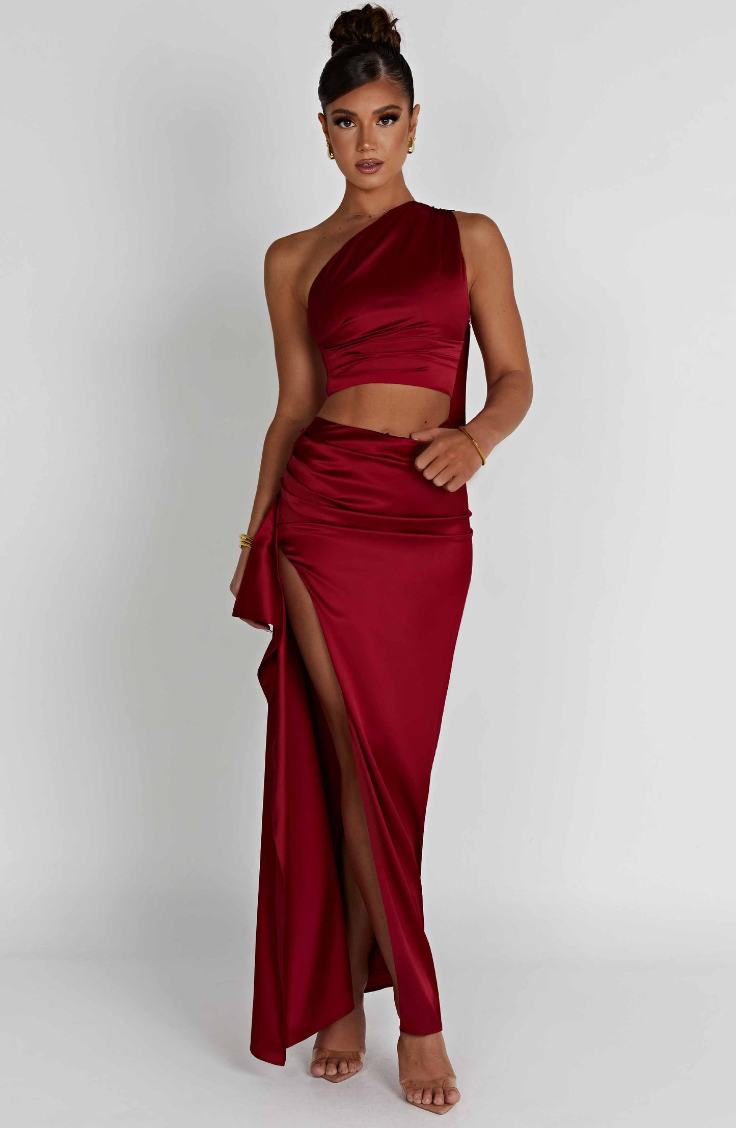 Halsey Maxi Skirt - Wine