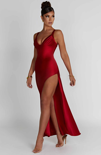 Hayley Maxi Dress - Red