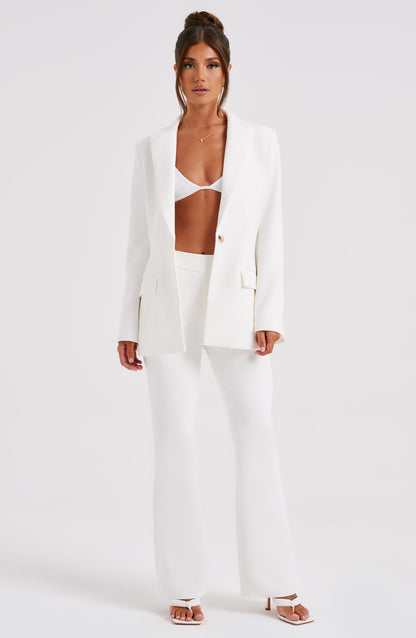 Hazel Suit Jacket - Ivory