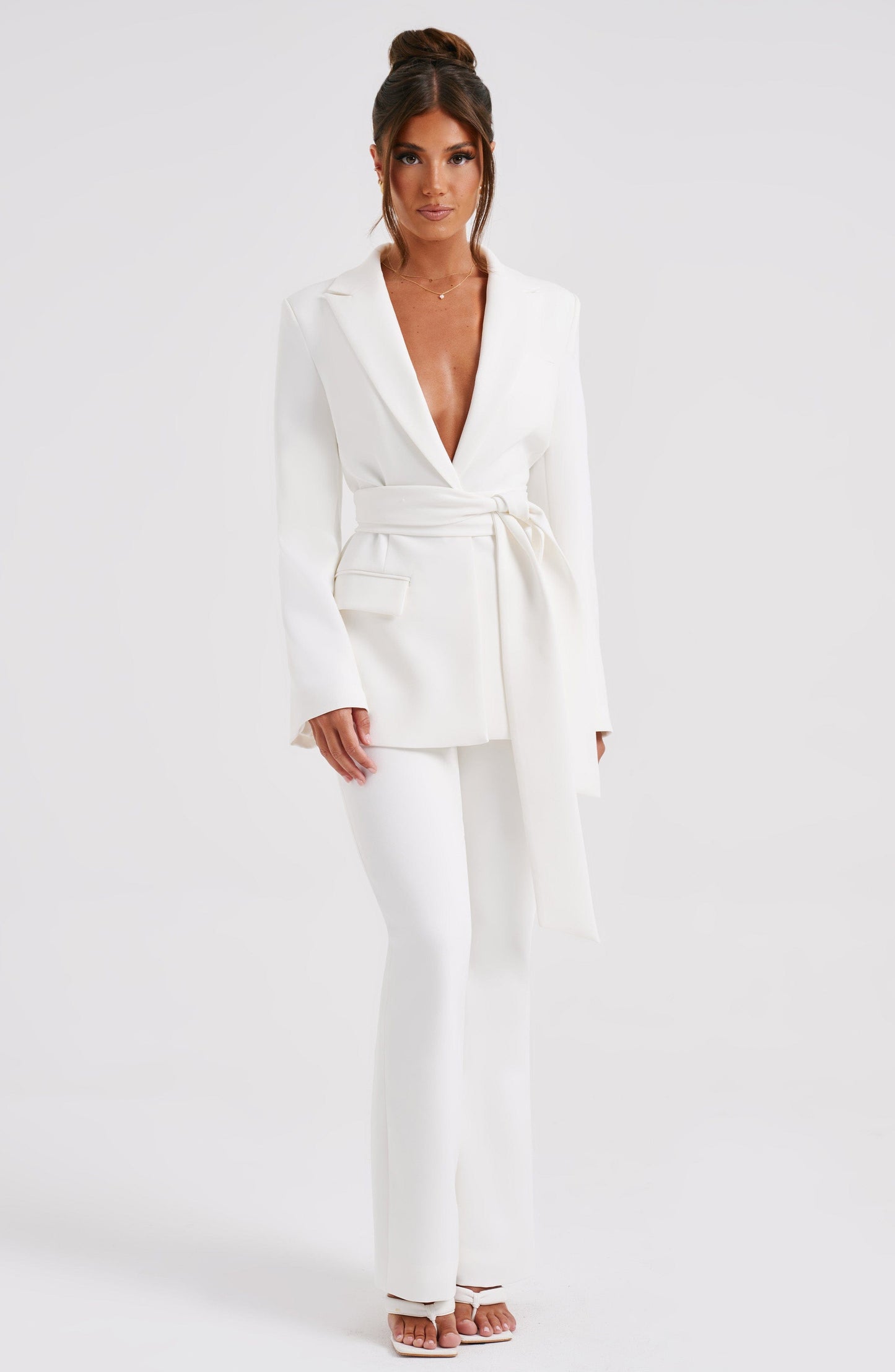 Hazel Suit Jacket - Ivory