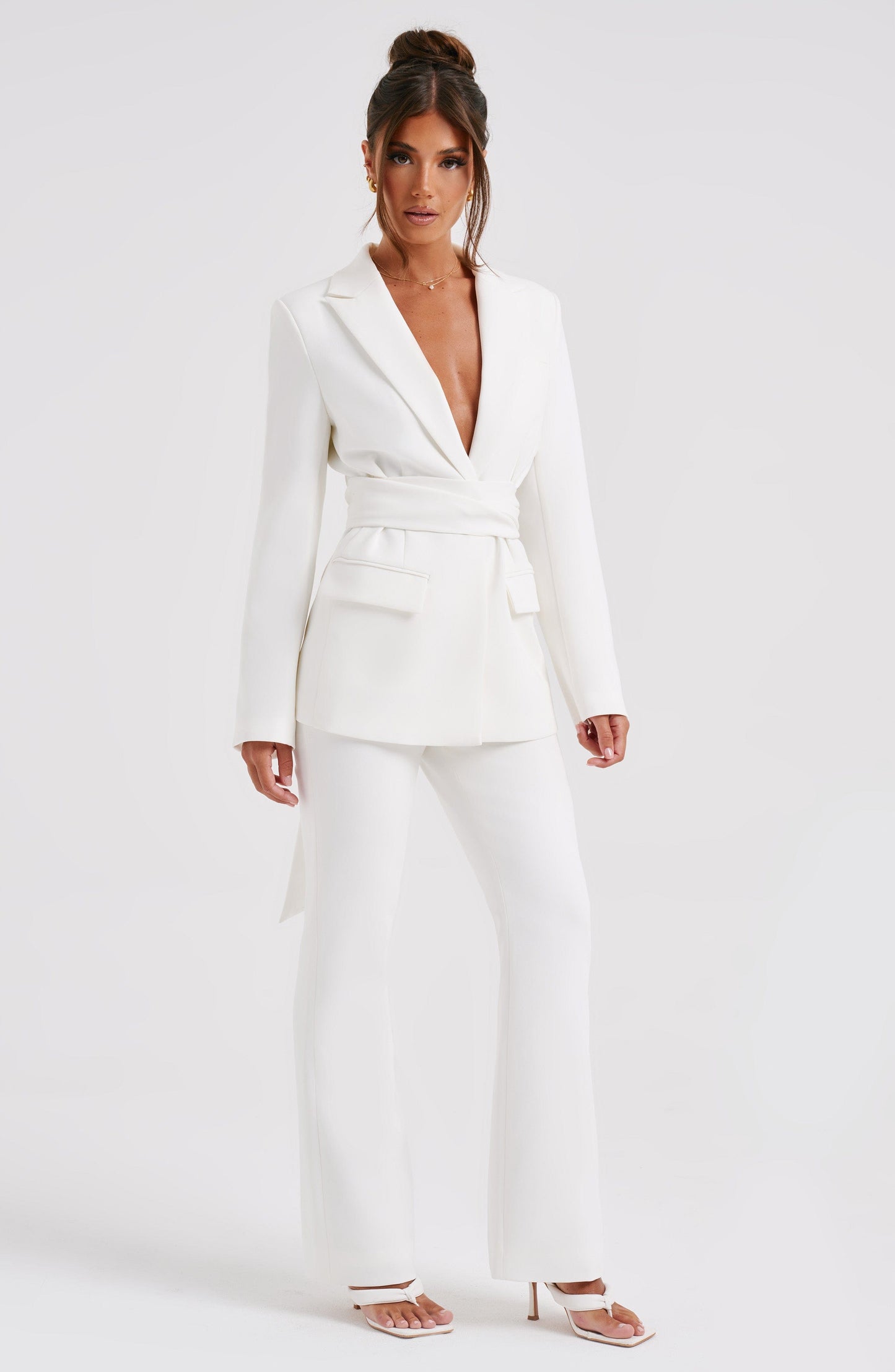 Hazel Suit Jacket - Ivory