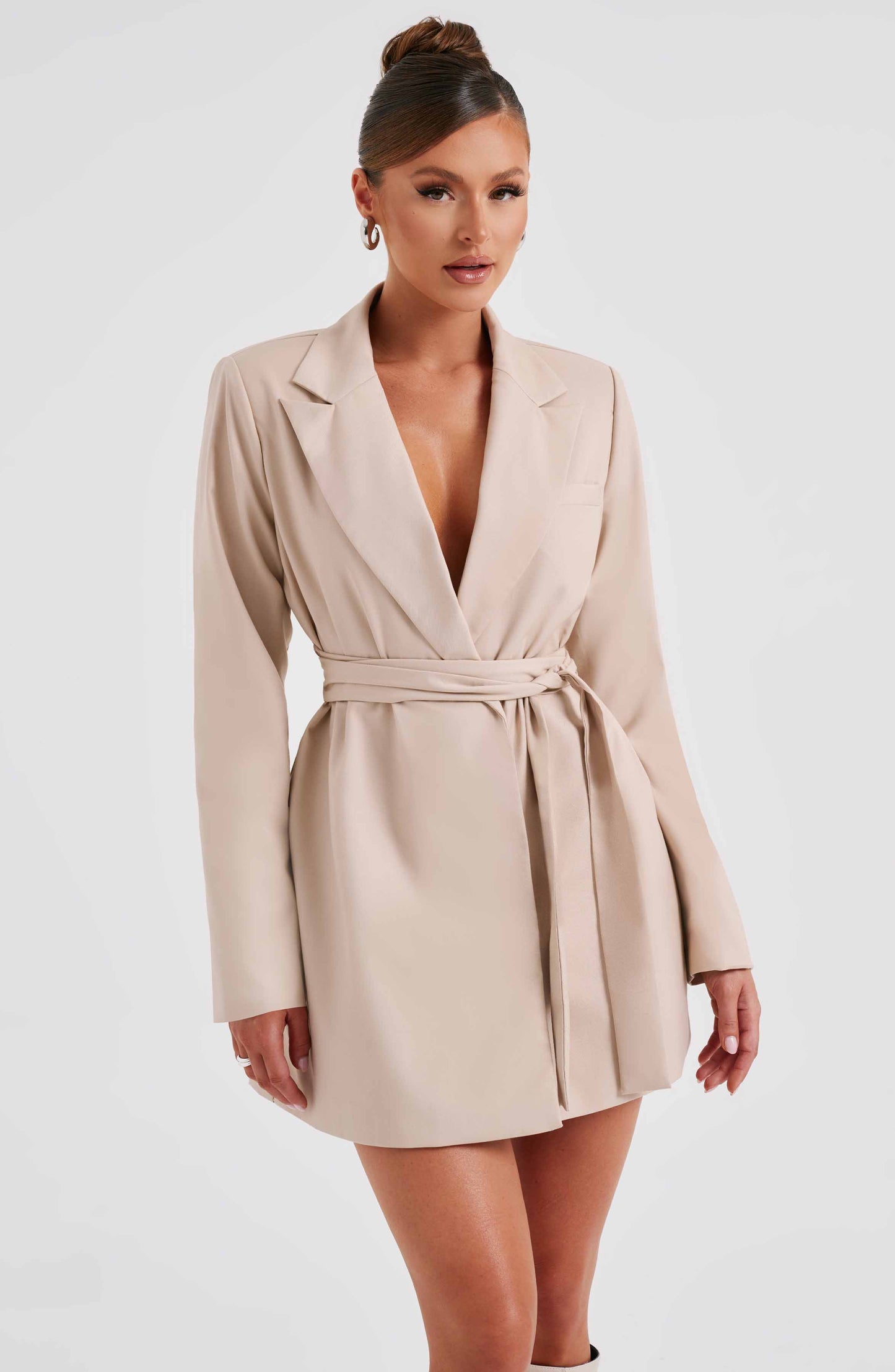 Heather Suit Dress - Beige