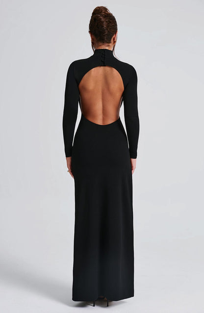 Imelda maxi-jurk - zwart