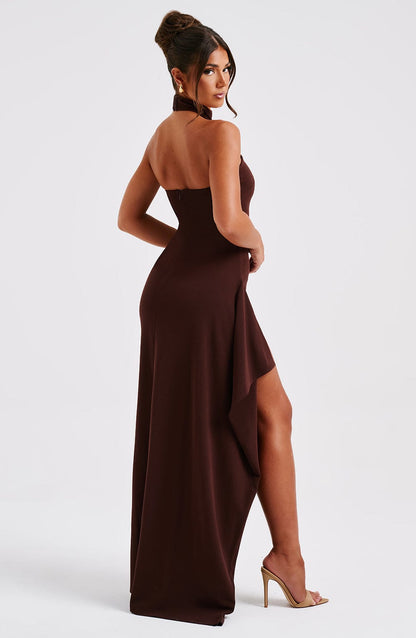 Isadora Maxi-jurk - Chocolade