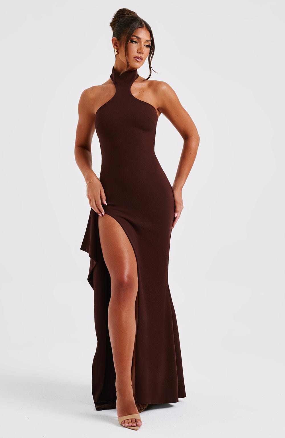 Isadora Maxi-jurk - Chocolade