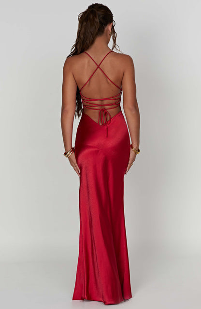 Isobel Maxi-jurk - Rood