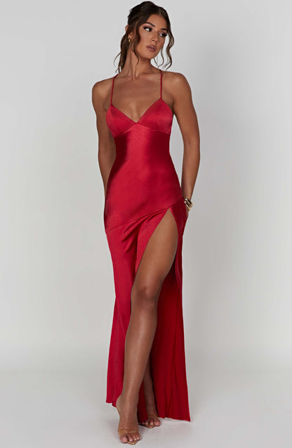 Isobel Maxi-jurk - Rood