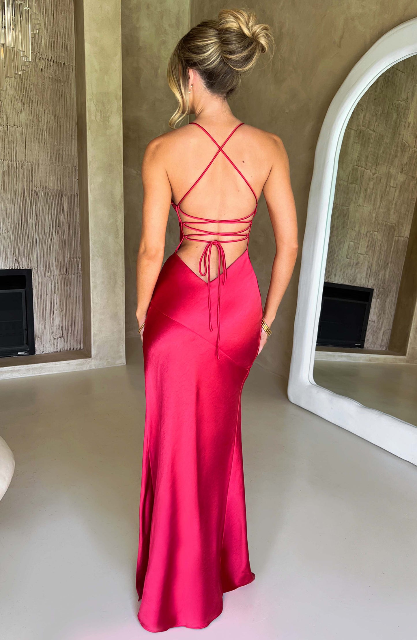 Isobel Maxi-jurk - Rood