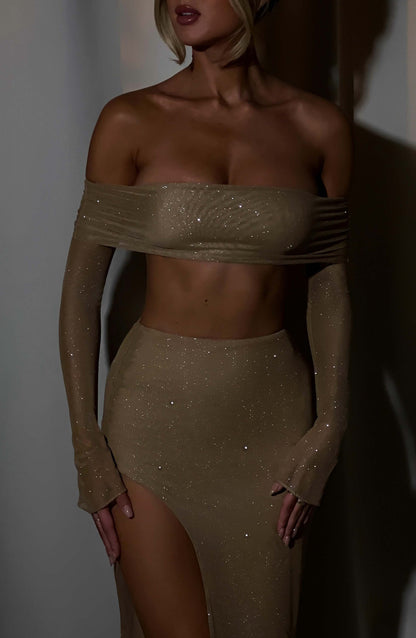 Jana Top - Gold Sparkle