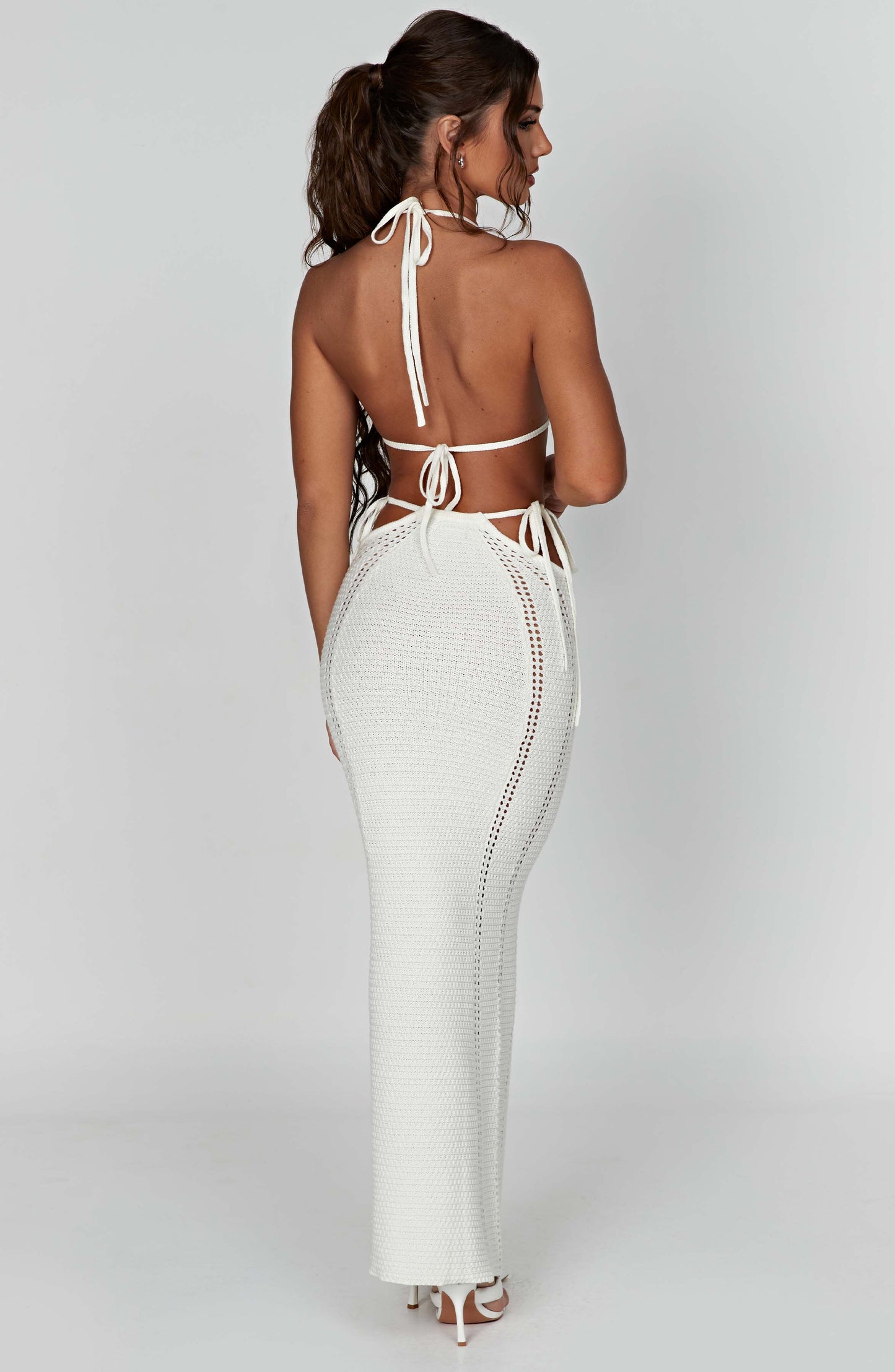 Jia Maxi Skirt - White