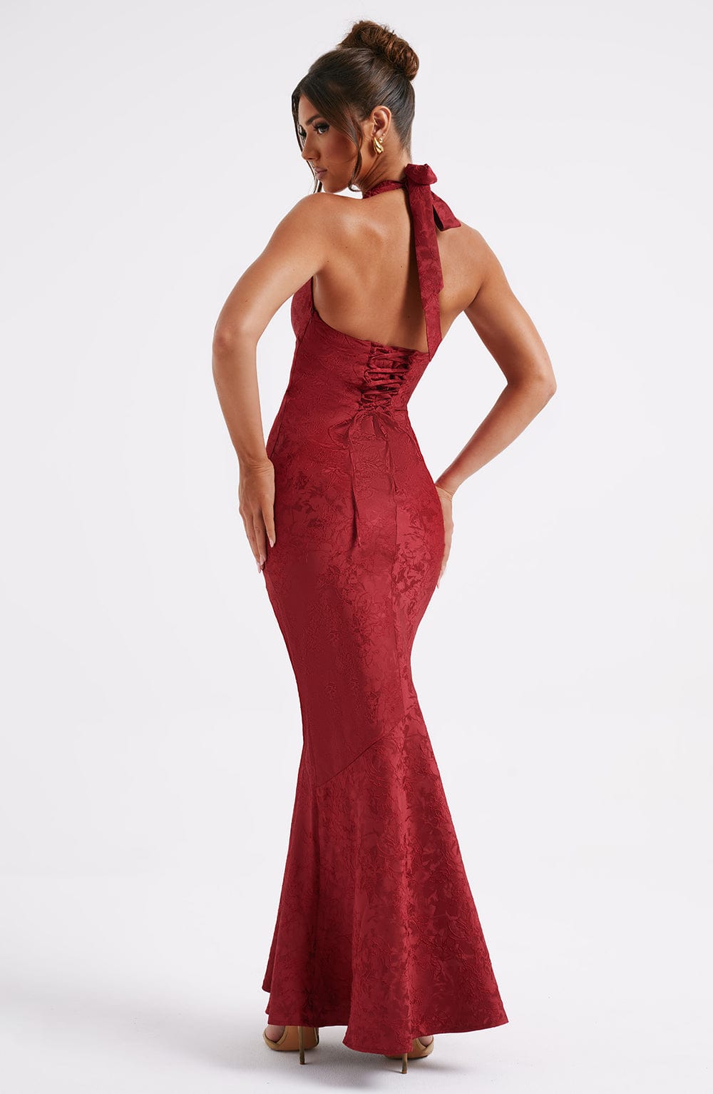 Josephine Maxi-jurk - Rood