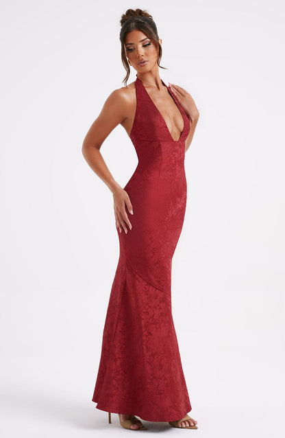 Josephine Maxi Dress - Red