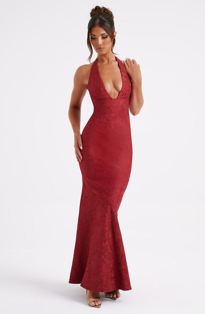 Josephine Maxi-jurk - Rood