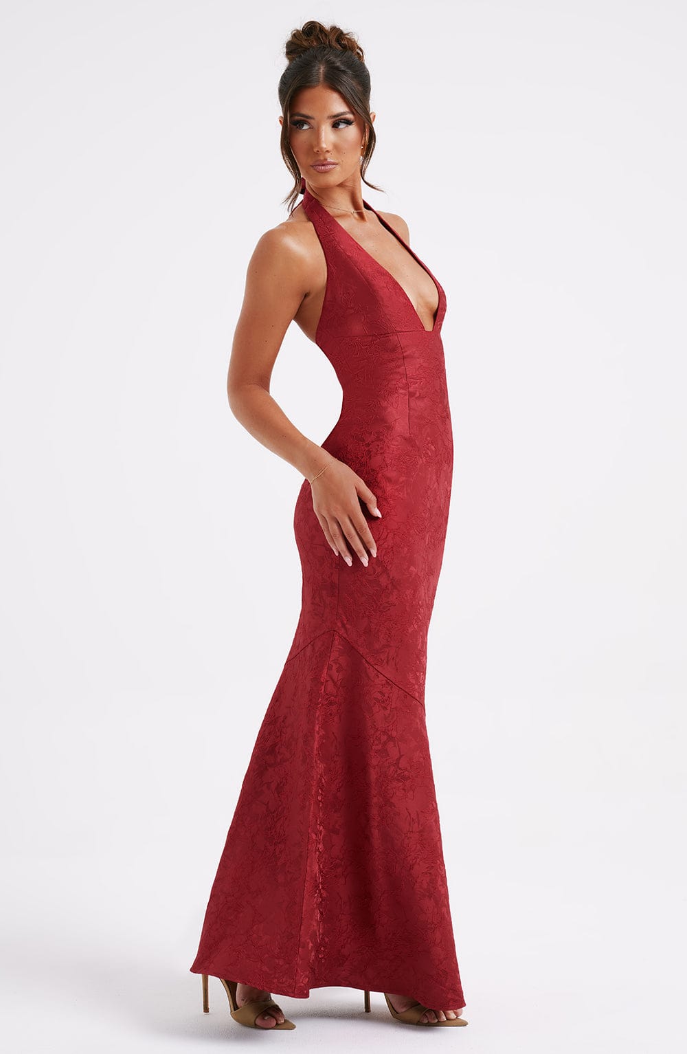 Josephine Maxi-jurk - Rood