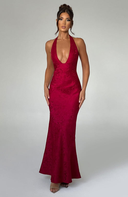 Josephine Maxi Dress - Red