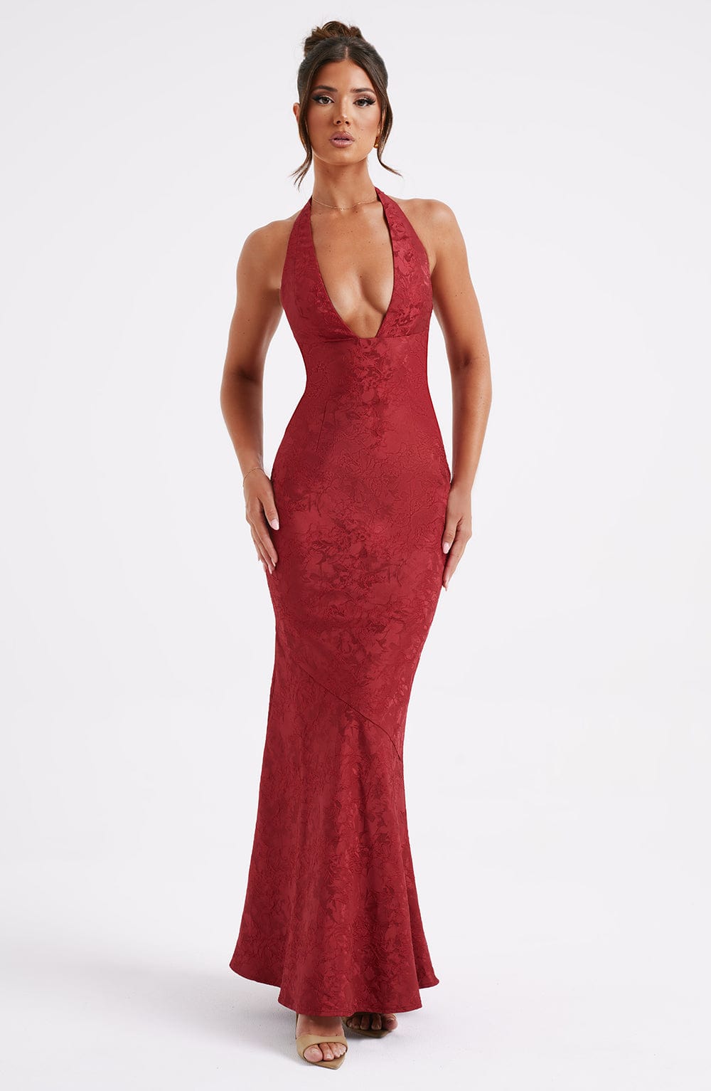 Josephine Maxi-jurk - Rood