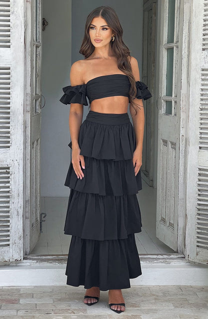 Joy Maxi Skirt - Black