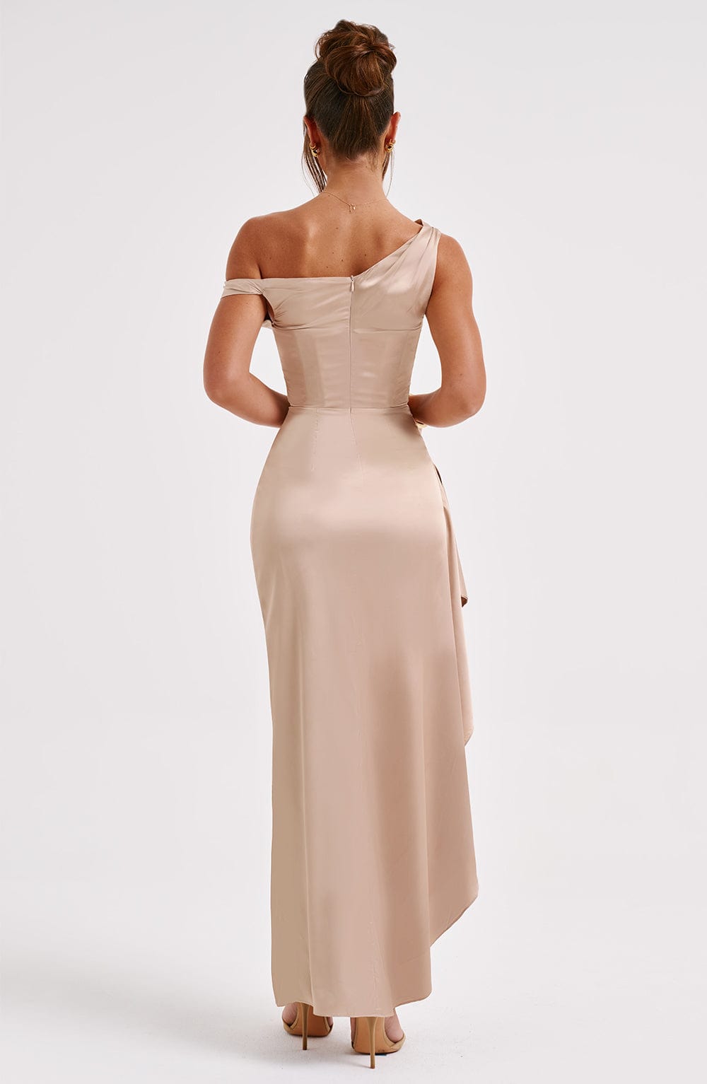 Juliene Maxi-jurk - Champagne