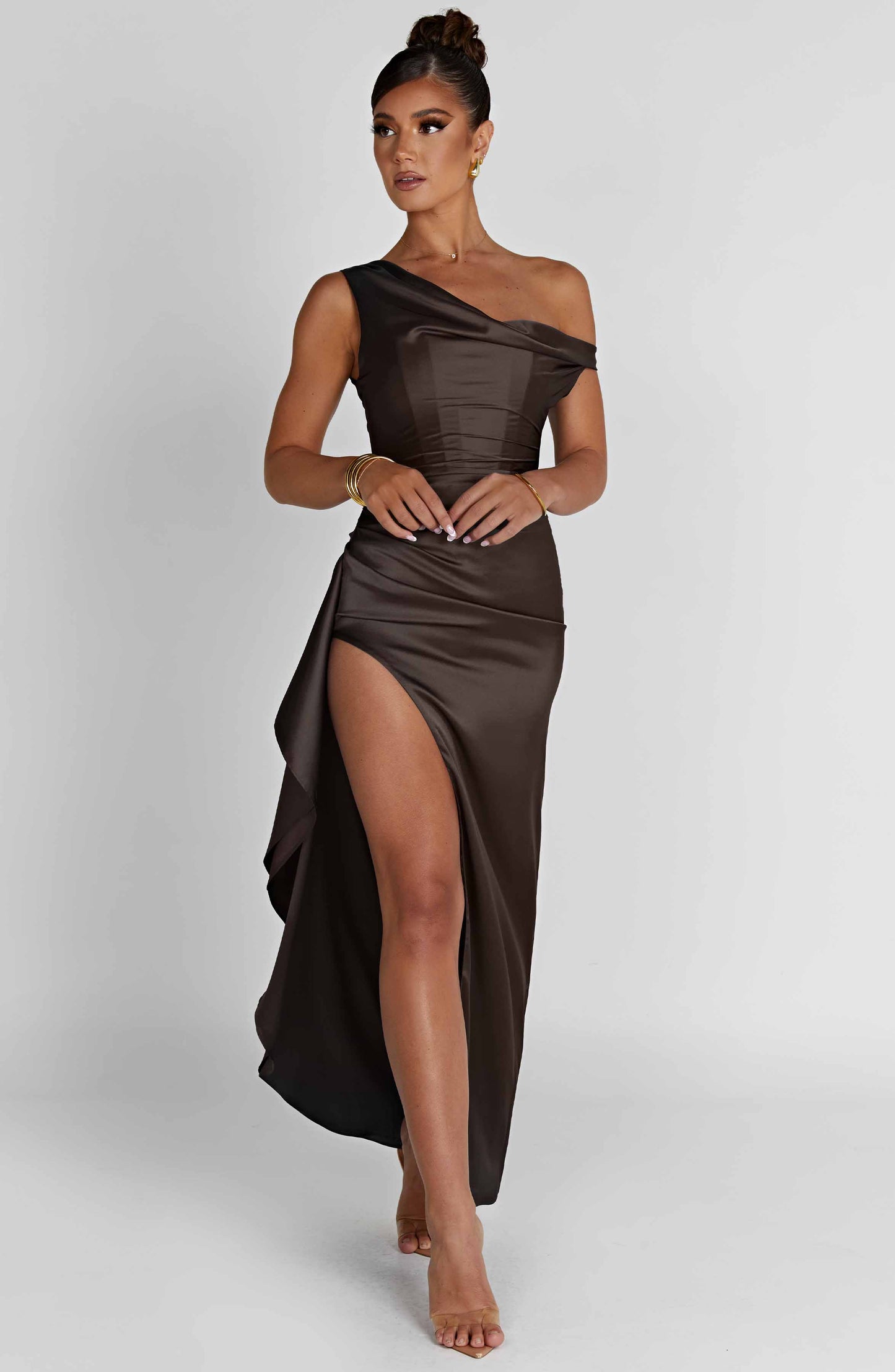 Juliene Maxi Dress - Charcoal