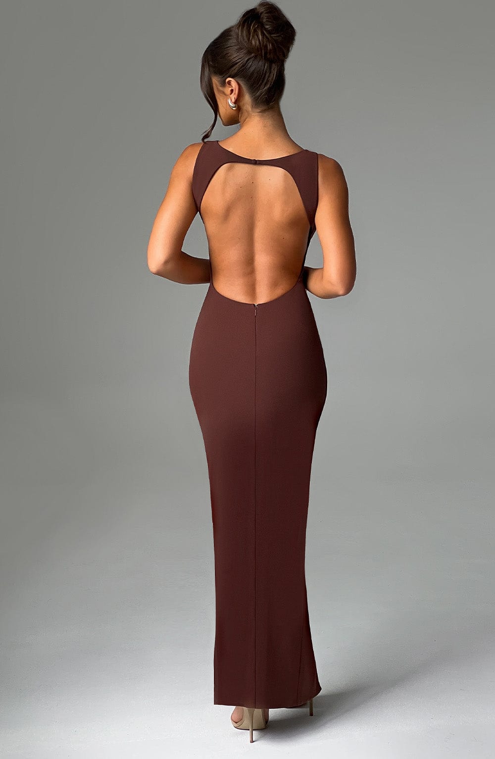 Kassandra Maxi-jurk - Chocolade