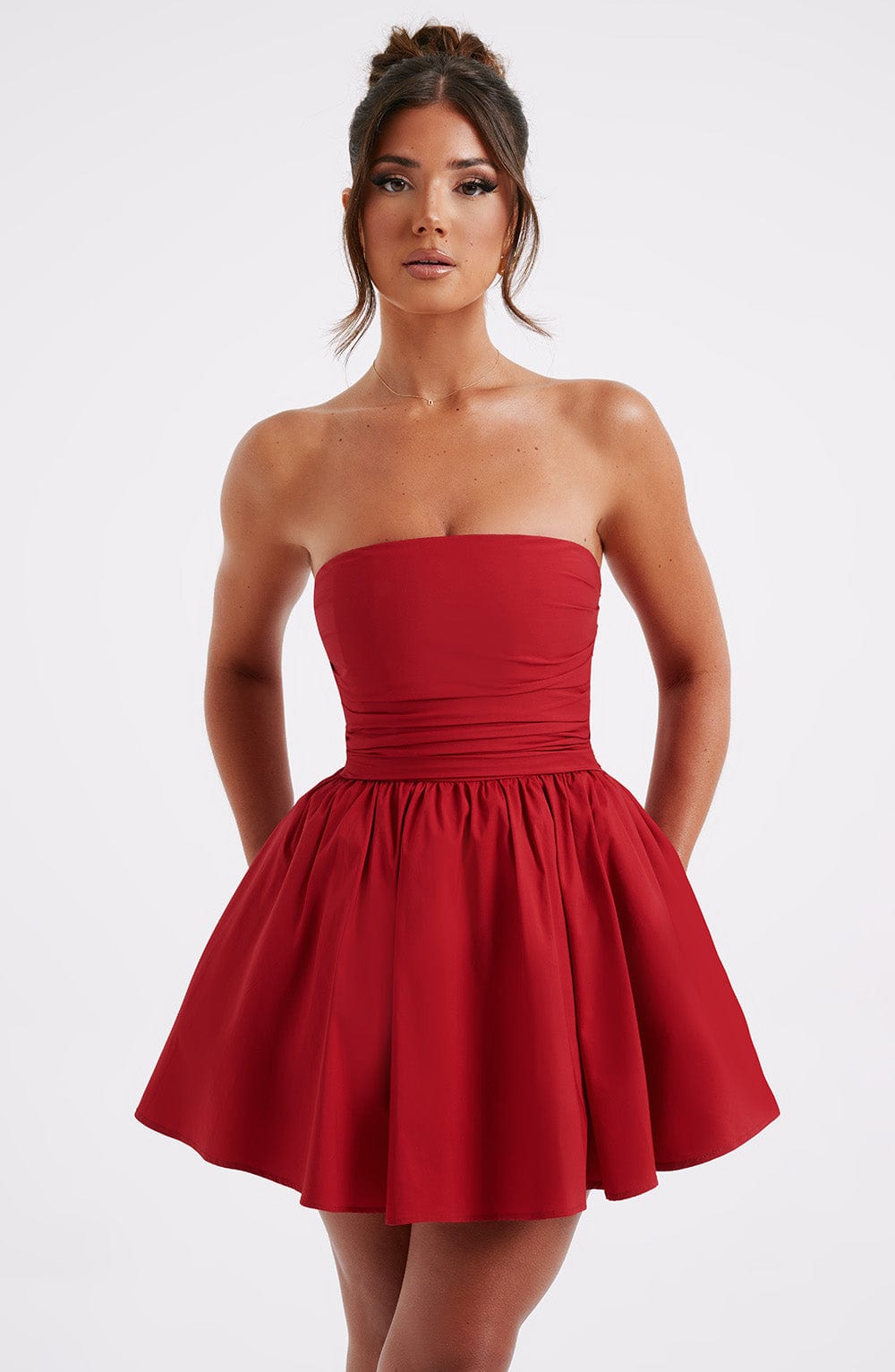 Katrina Mini-jurk - Rood