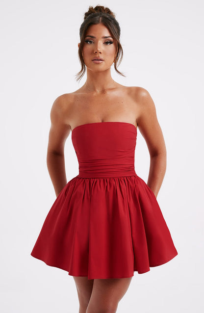 Katrina Mini-jurk - Rood