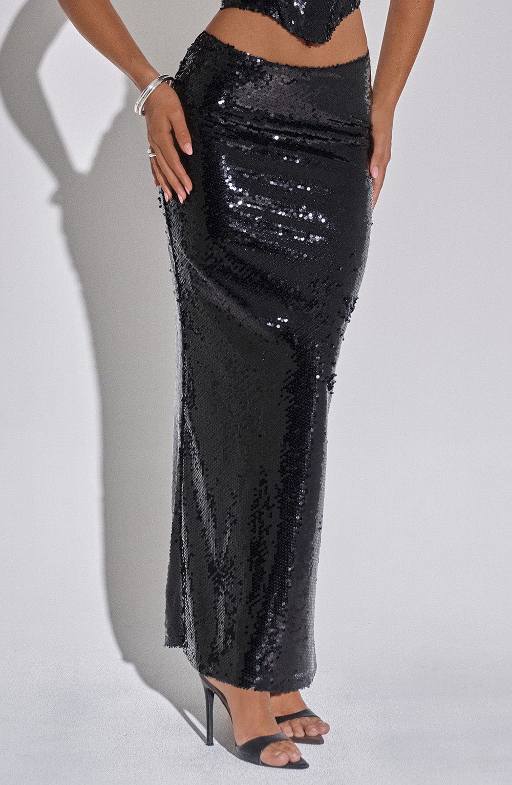 Larisa Maxi Skirt - Black