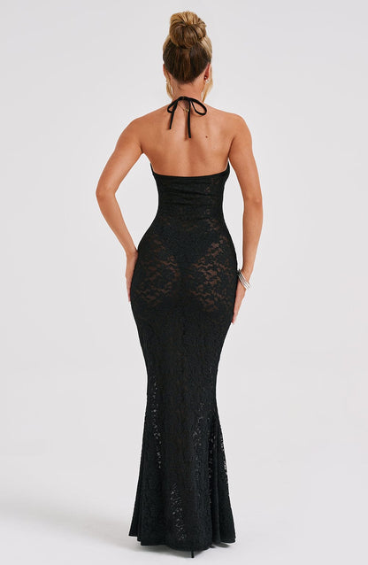 Leilina Maxi Dress - Black