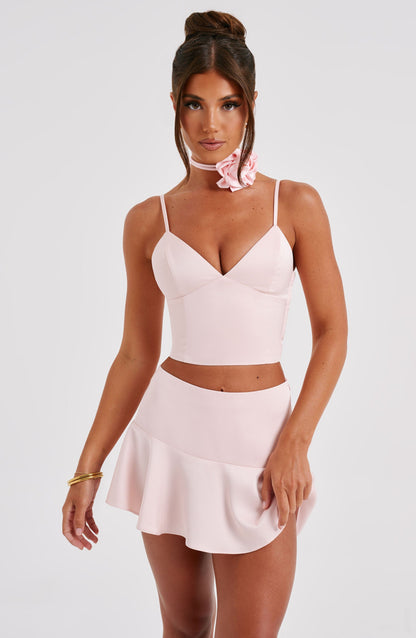 Louisa Mini Skirt - Blush