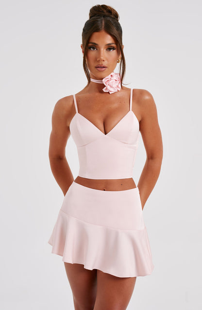 Louisa Mini Skirt - Blush