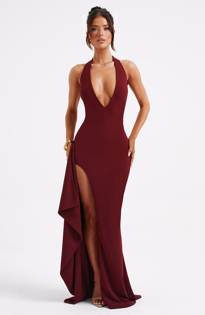 Luella maxi-jurk - bordeaux