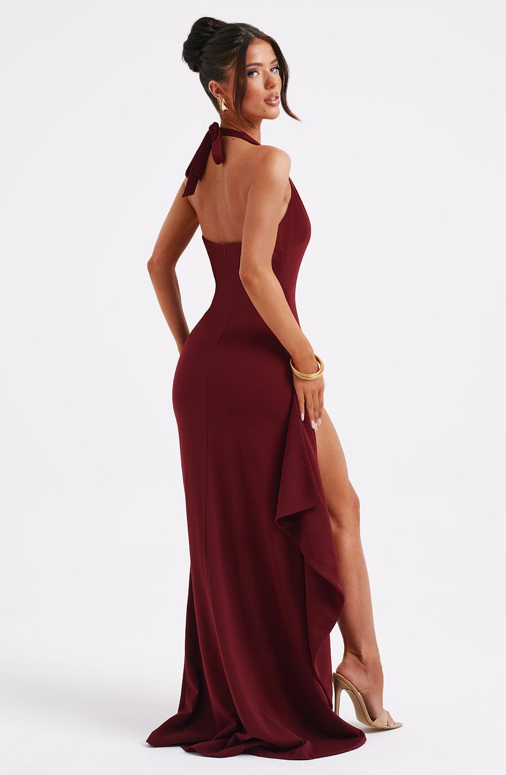 Luella maxi-jurk - bordeaux