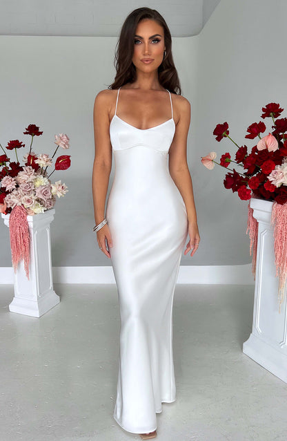 Malika Maxi Dress - Ivory