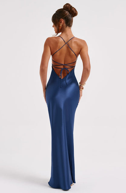 Malika Maxi-jurk - Marine