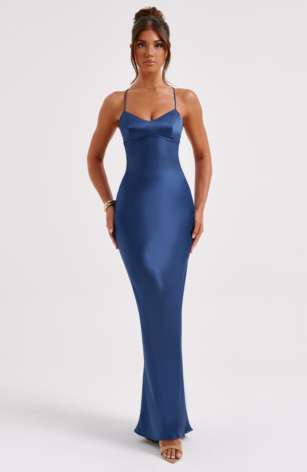 Malika Maxi-jurk - Marine