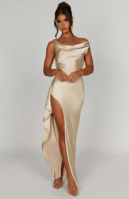 Marilyn Maxi Dress - Champagne