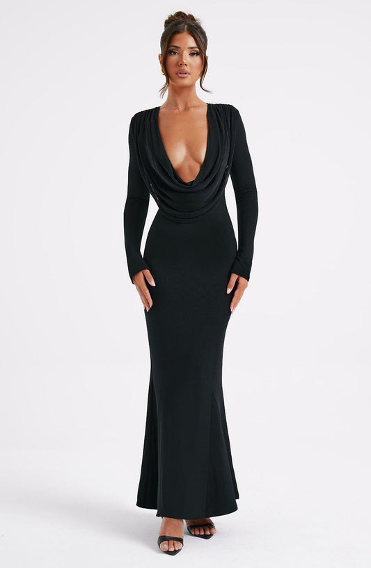 Martina Maxi Dress - Black