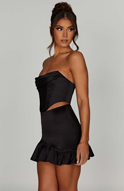 Maura Mini Skirt - Black