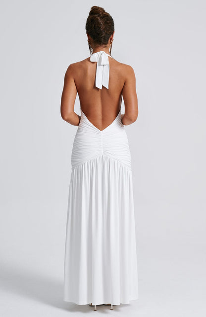 Melania Maxi Dress - White