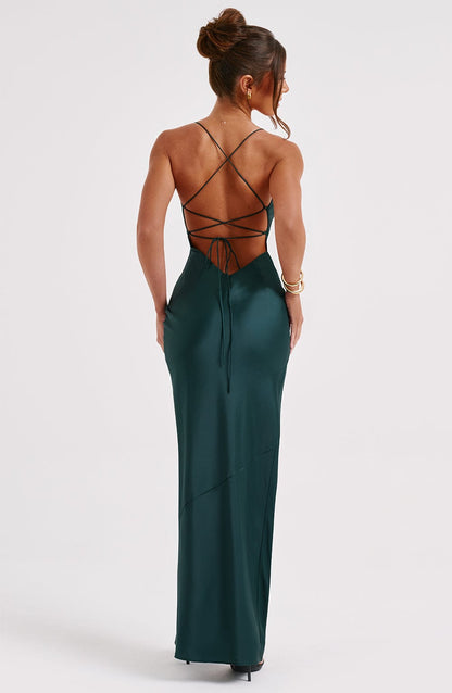 Misha Maxi Dress - Emerald