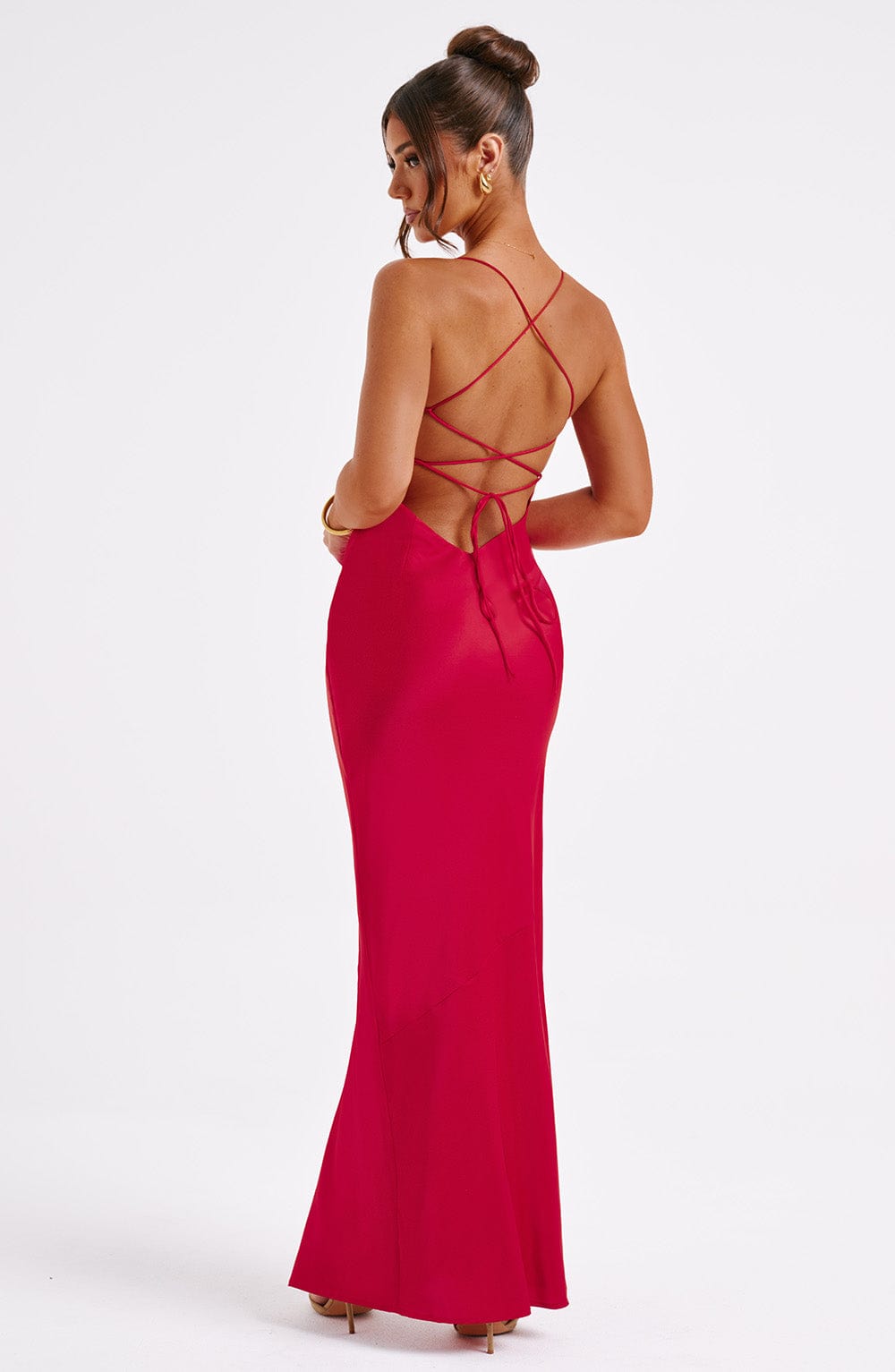 Misha Maxi-jurk - Rood