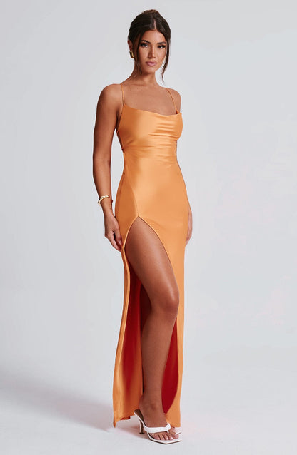 Misha Maxi Dress - Tangerine