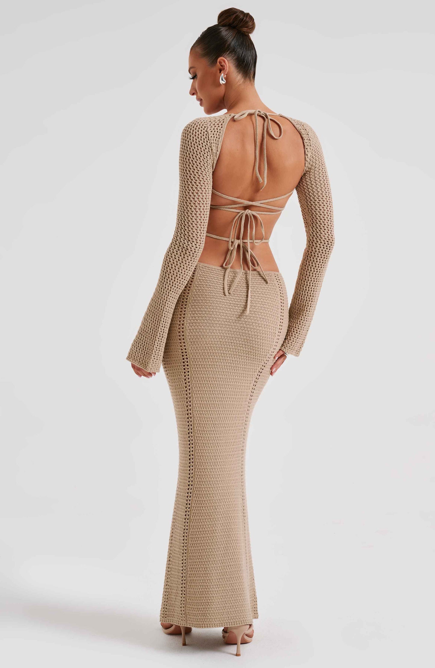 Nadine Maxi-jurk - Beige