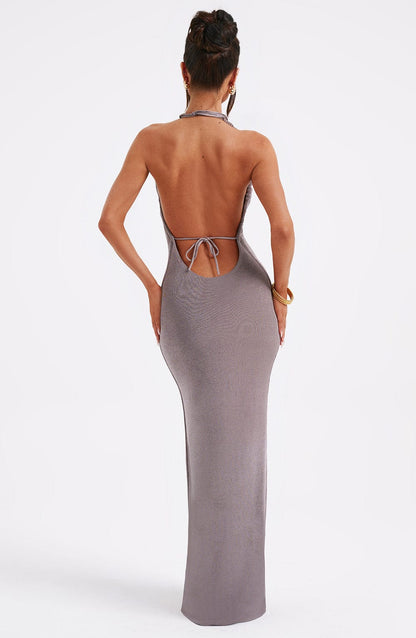 Nala Maxi Dress - Charcoal